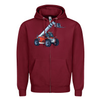 Telehandler Zipper Hoodie | Teevron