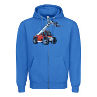 True Royal Telehandler Zipper Hoodie - LillyAllenDesigns
