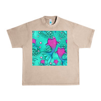 French Oak mermaid tail seamless pattern Urban Heavy Tee - HRA Design Shop