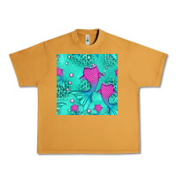 Peanut Butter mermaid tail seamless pattern Urban Heavy Tee - HRA Design Shop