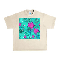 Sandshell mermaid tail seamless pattern Urban Heavy Tee - HRA Design Shop