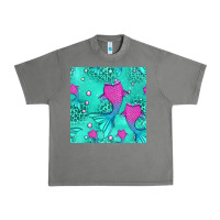 Tornado mermaid tail seamless pattern Urban Heavy Tee - HRA Design Shop