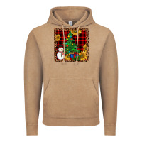 Vintage Coffee snowman trees coaster Vintage Hoodie - JahusDesignShop