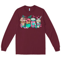 Burgundy rt respiratory therapist coffee cups Long Sleeve Tee - Jasminsmagicworld