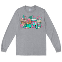 Heather Grey rt respiratory therapist coffee cups Long Sleeve Tee - Jasminsmagicworld