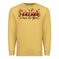 Antique Gold christmas teacher Premium Sweatshirt - MaliasSmallBusiness