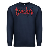 Navy christmas teacher Premium Sweatshirt - MaliasSmallBusiness