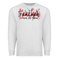 Oatmeal Heather christmas teacher Premium Sweatshirt - MaliasSmallBusiness
