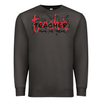 Smoke christmas teacher Premium Sweatshirt - MaliasSmallBusiness