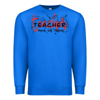 True Royal christmas teacher Premium Sweatshirt - MaliasSmallBusiness