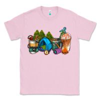 Bubblegum Pink camp coffee cups ado Classic Tee - AdoDesignShop