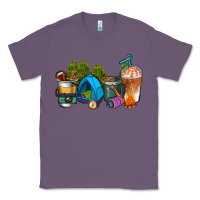 Lavender camp coffee cups ado Classic Tee - AdoDesignShop