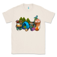 Natural camp coffee cups ado Classic Tee - AdoDesignShop