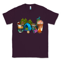 Plum camp coffee cups ado Classic Tee - AdoDesignShop