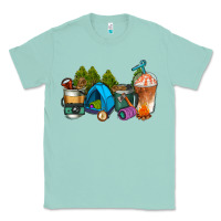 Seafoam camp coffee cups ado Classic Tee - AdoDesignShop