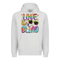 Dove Grey love is blind Premium Hoodie - Artiststas
