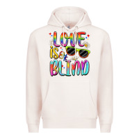 Pale Pink love is blind Premium Hoodie - Artiststas