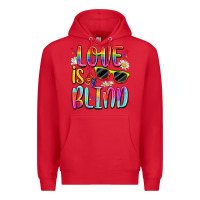 Red love is blind Premium Hoodie - Artiststas