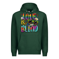 Sports Green love is blind Premium Hoodie - Artiststas