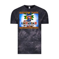 Cloud Black all American girl Vintage Tee - HRA Design Shop