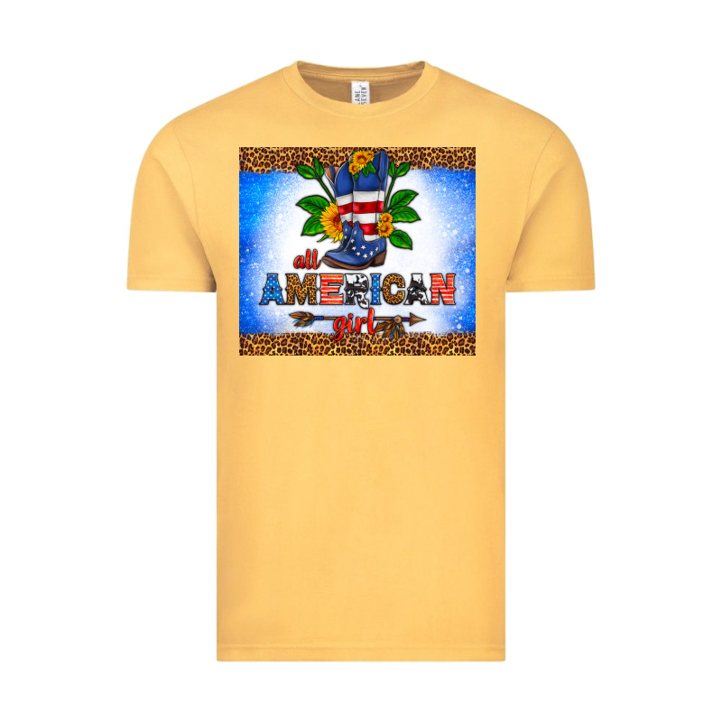 All American Girl Vintage Tee by HRA Design Shop | Teevron