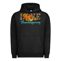 Pigment Black Love Thanksgiving Urban Hoodie - texasbilliewilder