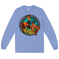 Colony Blue gemstone rodeo Long Sleeve Tee - JahusDesignShop