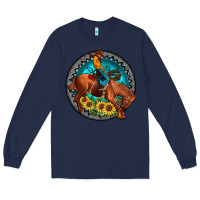 Navy gemstone rodeo Long Sleeve Tee - JahusDesignShop