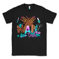 Black nail tech Classic Tee - AdoDesignShop