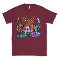 Burgundy nail tech Classic Tee - AdoDesignShop