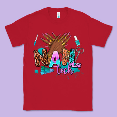 Nail Tech Classic Tee Designed By Adodesignshop