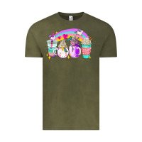 Unicorn Coffee Cups Vintage Tee | Teevron