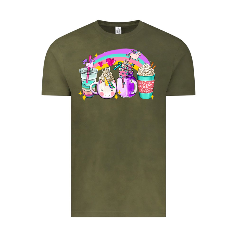 Unicorn Coffee Cups Vintage Tee by AdoDesignShop | Teevron