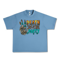 Pebble Blue death of party Urban Heavy Tee - RacoonDesign