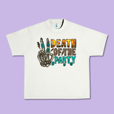Death Of Party Urban Heavy Tee Designed By Racoondesign
