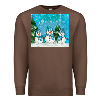 Chestnut snowman Premium Sweatshirt - MaliasSmallBusiness