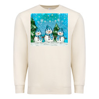 Sandshell snowman Premium Sweatshirt - MaliasSmallBusiness