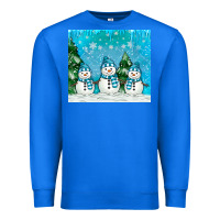 True Royal snowman Premium Sweatshirt - MaliasSmallBusiness