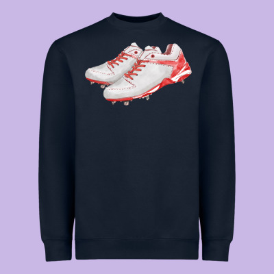 Red Cleats Fa Element Heavyweight Sweatshirt Designed By Fadigitalartstudio