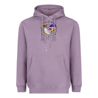 Lavender moon and mushrooms with sunflower Heavyweight Hoodie - MaliasSmallBusiness