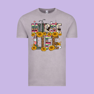 Nurse Life Vintage Tee Designed By Fadigitalartstudio