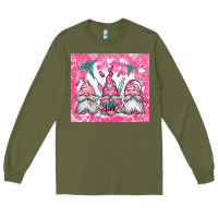 Army Green nurse life gnomes Long Sleeve Tee - Jasminsmagicworld