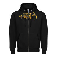 Black Skidders Zipper Hoodie - LillyAllenDesigns