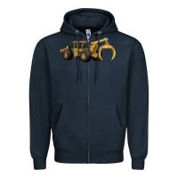 Navy Skidders Zipper Hoodie - LillyAllenDesigns
