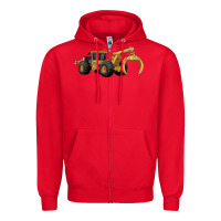 Red Skidders Zipper Hoodie - LillyAllenDesigns