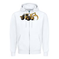White Skidders Zipper Hoodie - LillyAllenDesigns