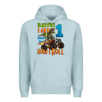 Blue Mist rawr i am one this is how i roll Premium Hoodie - Artiststas