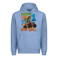 Colony Blue rawr i am one this is how i roll Premium Hoodie - Artiststas