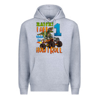 Heather Grey rawr i am one this is how i roll Premium Hoodie - Artiststas