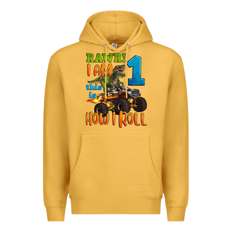Rawr I Am One This Is How I Roll Premium Hoodie by Artiststas | Teevron